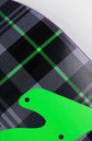 Plaid - Neon green, medium