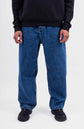 Pantalon Baggy En Denim - Bleu Pierre