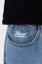 Baggy Fit Pants - Washed indigo