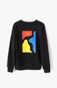 Color Logo Crewneck - Black