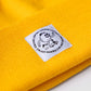 YELLOW ROUND LOGO BEANIE