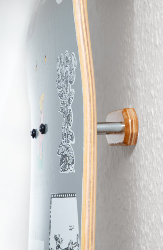 skaterboard deck wall mount