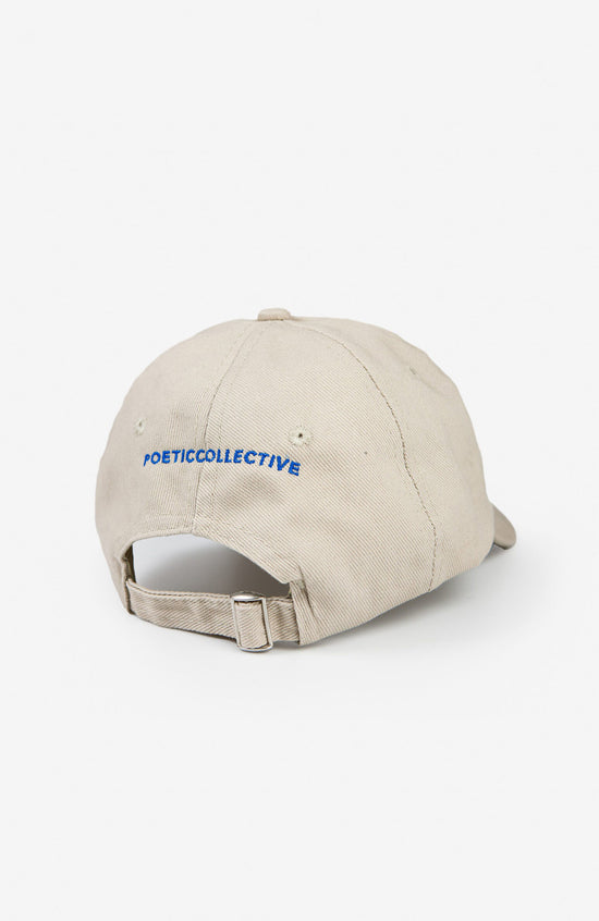 Casquette classique / Beige et bleu