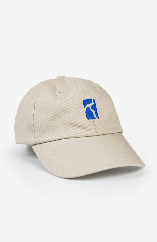 Casquette classique / Beige et bleu