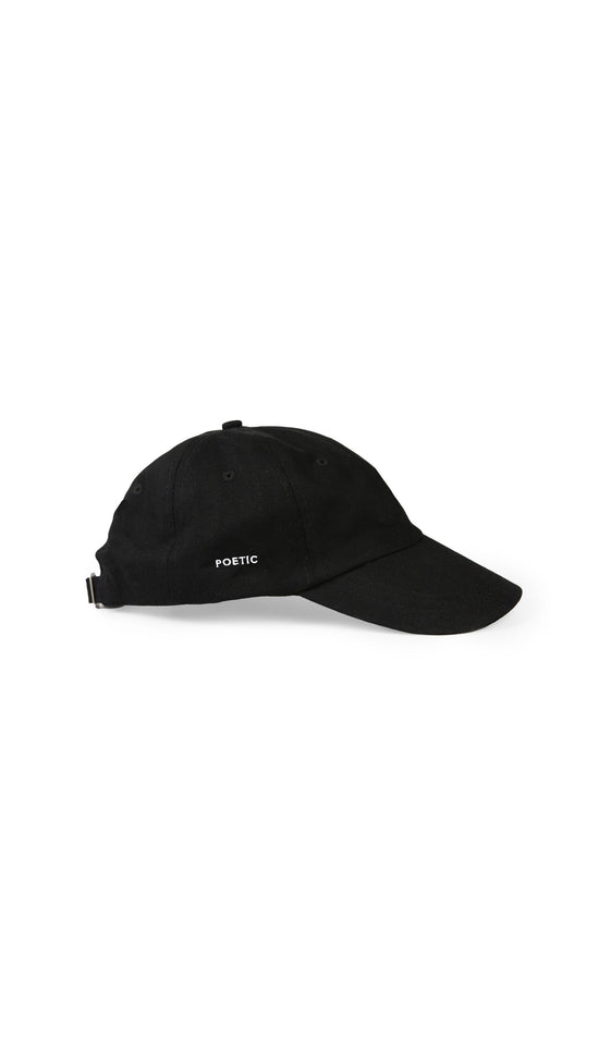 Classic Cap - Black with Side Embroidery