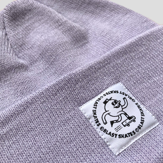 LILAC ROUND LOGO BEANIE