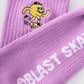 CHAUSSETTES MASCOTTE BRODÉES, Lilas 