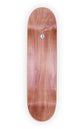 Oberseite von Braunem medium concave skateboard deck in 8.625“