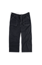 Painter Pants - Black Canvas w. White Seams