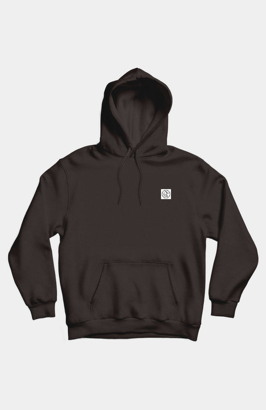 ROUND LOGO HOODY - CHARCOAL