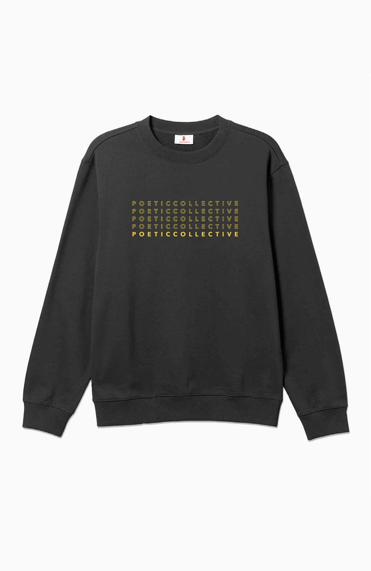 Black hoodless sweater online