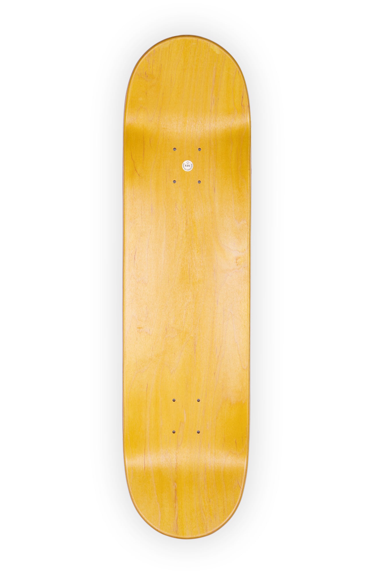 medium concave deck, gelb, oberseite, größe 8.375“