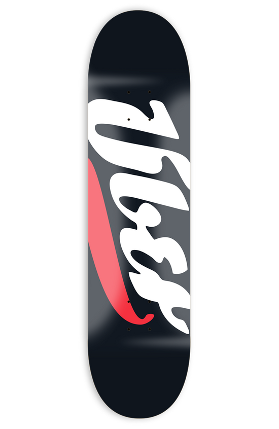 Big logo skateboard deck, black, größe  8.5“