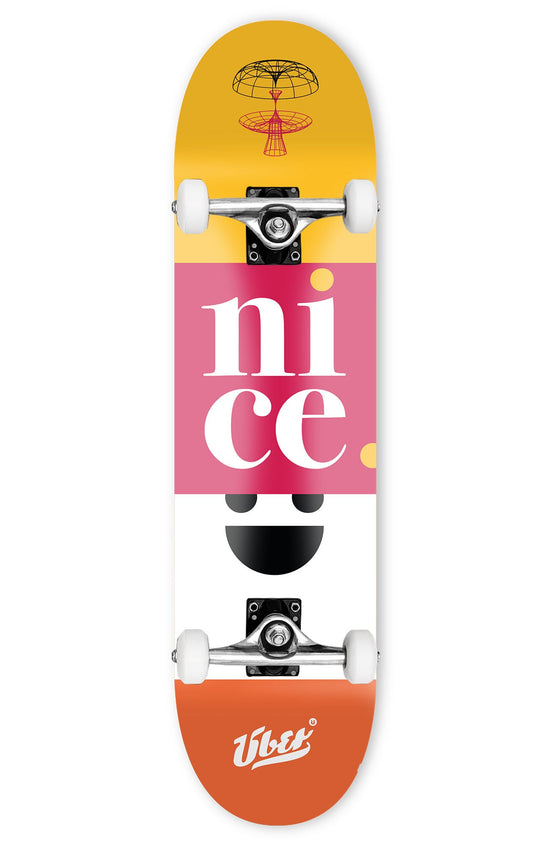 ÜBER NICE, Skateboard 3-Star Complete