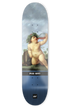 skateboard deck mit lustiger abbildung von einem baby das trinkt und pinkelt