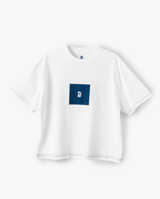 Premium Box t-shirt Off white/Navy