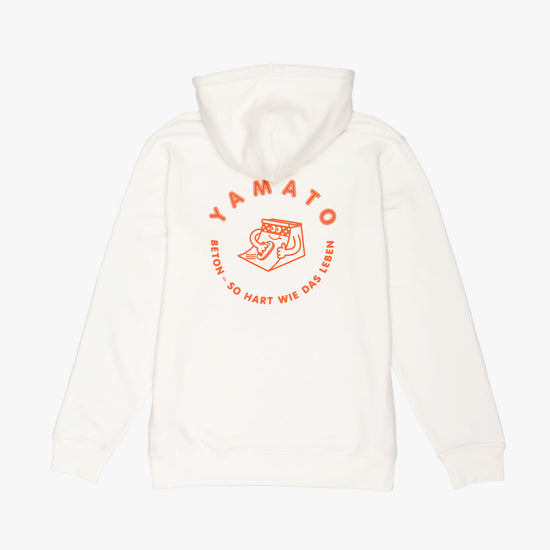 Sweat à capuche YAMATO "Hard" - Blanc