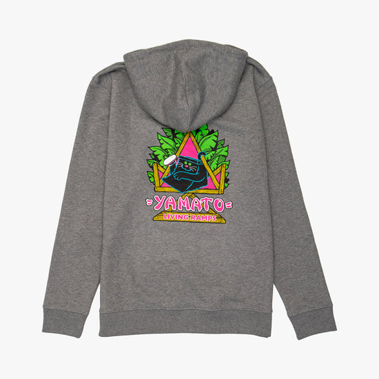 Sweat à capuche YAMATO "Natas Ramp" - Gris Béton