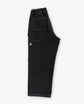 Sculptor pants - Black denim w. White stitching